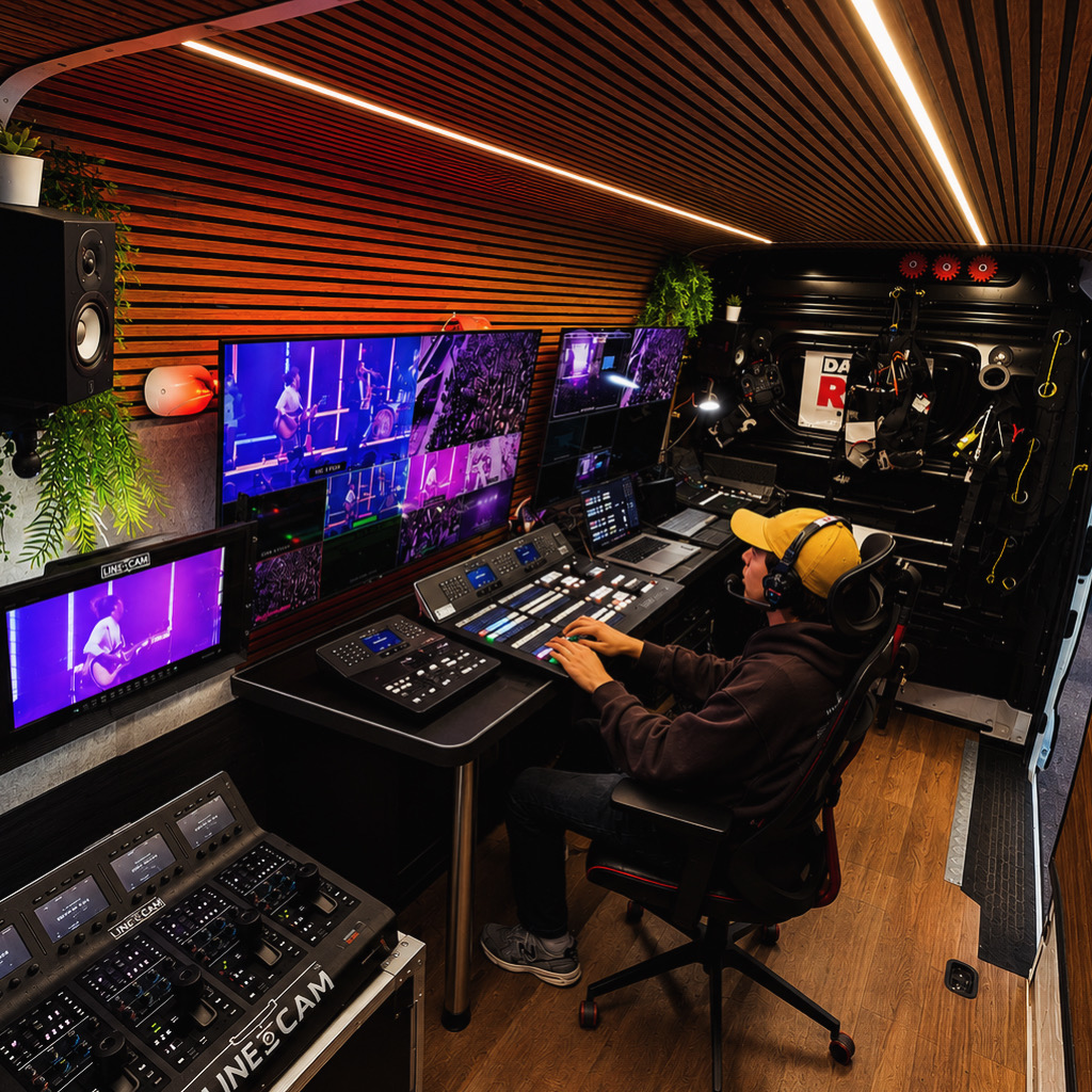 Control de realización broadcast profesional