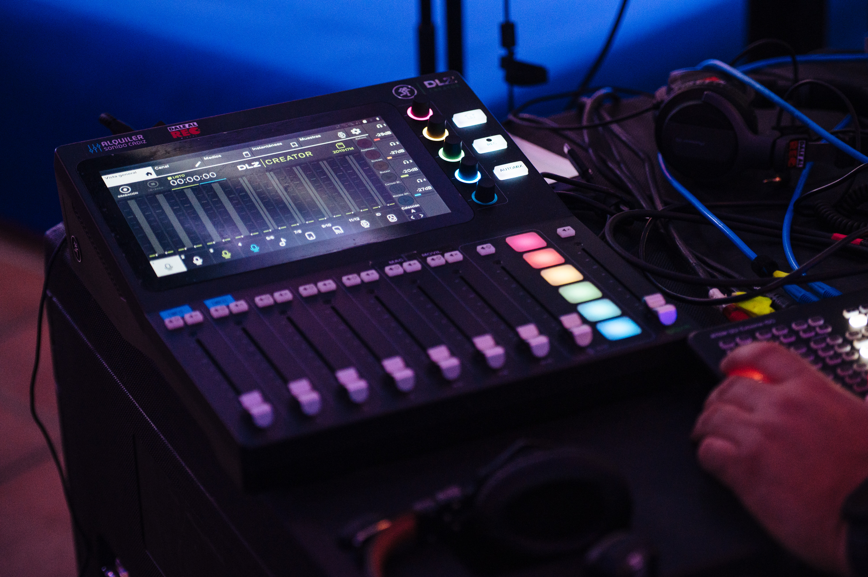 Mesa de sonido profesional para eventos