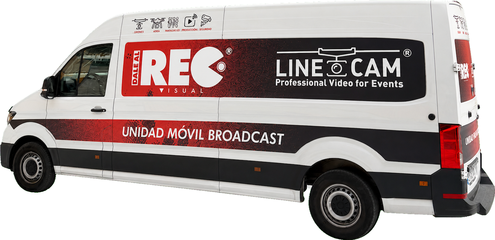 Unidad móvil broadcast de Grupo ASNUTEC